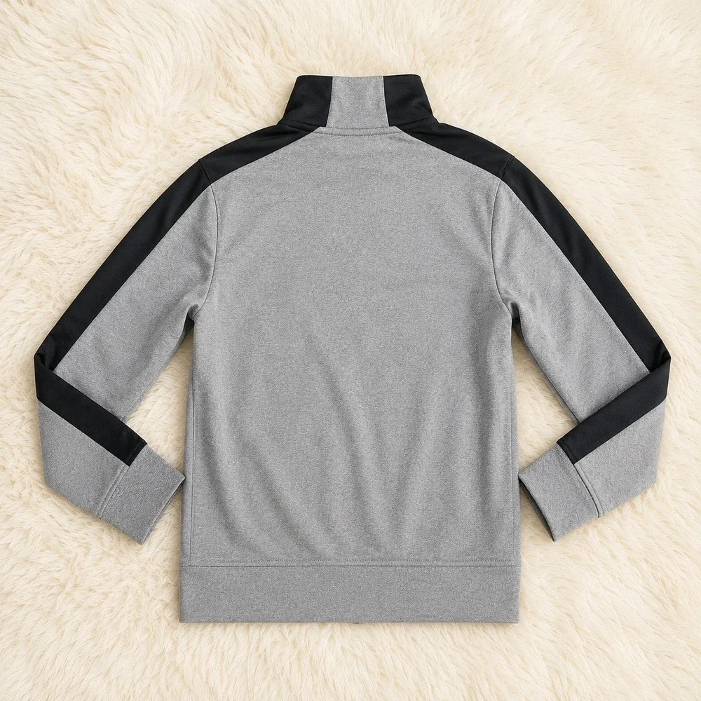 Jordan Jumpman Nike Full Zip Track Jacket S Gray Athletic Basketball Youth